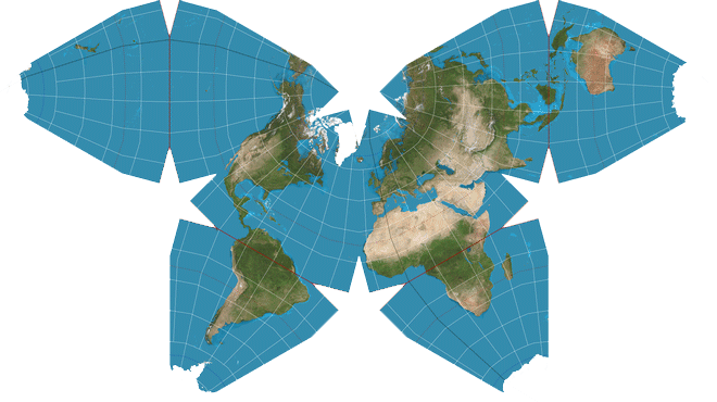 waterman map projection.