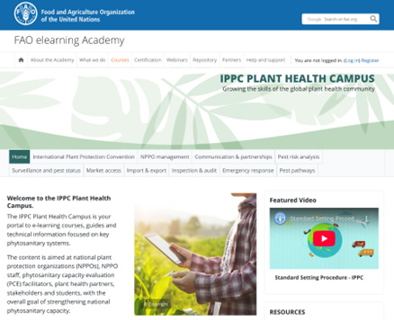 A screenshot of a website